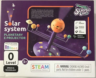 Solar System Planetary Model 8 Planets Set Kids Projector Puzzle Science Fair - Image 1 of 4