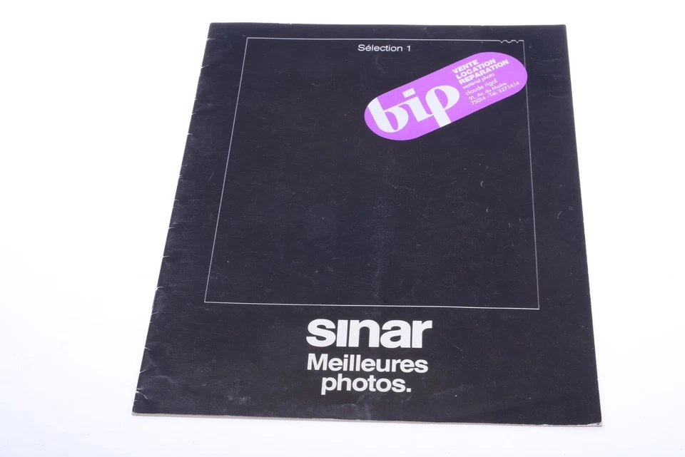 ✅ SINAR BEST PHOTOS CAMERA ORIGINAL PRODUCT GUIDE BROCHURE FRENCH 160 - Image 1 of 2