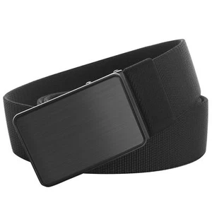 Bequemer Stoffgürtel Herren 120 bis 180 cm Übergröße Stretch schwarz Gürtel - Bild 1 von 11