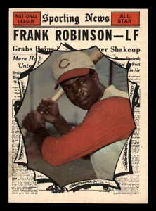 1961 Topps High #581 Frank Robinson AS All-Star Reds EX-Mint (6)