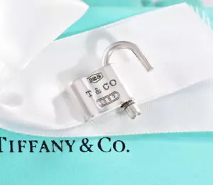Tiffany & Co Silver 1837 Pad Lock Charm Pendant For Necklace or Bracelet Opens - Picture 1 of 4