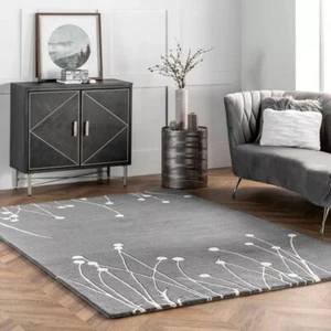 Rug New Modern Look Hand Tufted Carpet 100% Woolen Carpet Living room bedroom - Picture 1 of 6