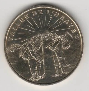 A 2001 TOKEN MEDAILLE MONNAIE DE PARIS -- 04 850 N°1 VALLEE DE L'UBAYE PELERINS - Foto 1 di 2