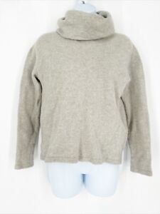 RALPH LAUREN PURPLE LABEL Womens M Sweater Turtleneck 100% Cashmere Grey