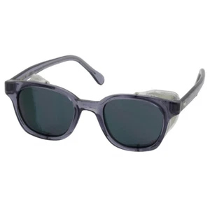 Bouton 249-5907-401 Traditional Smoke Frame Mesh Gray Lens Safety Glasses - Picture 1 of 2