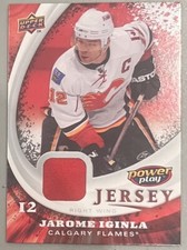 Jarome Iginla 2008-09 Upper Deck Power Power Play Box Set Jersey #PP-JI MINT