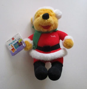 1995 Mattel Disney Winnie the Pooh in Santa Suit Plush - Picture 1 of 7