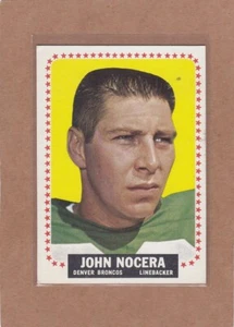1964 Topps Football John Nocera #56 Broncos Ex+ *A36391 - Imagen 1 de 1