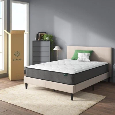 Гибридный матрас Zinus для снятия давления особо прочный комфортная пена и карманная пружина - Изображение 1 из 4