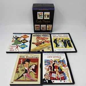 COLE PORTER COLLECTION Classic Musicals 5 DVD Box Set Snapcase EUC - Picture 1 of 19
