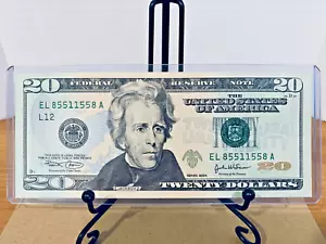 2004 20 $ Federal Reserve Schein Stempelglanz Fancy RADAR Serie #EL85511558A - Bild 1 von 2