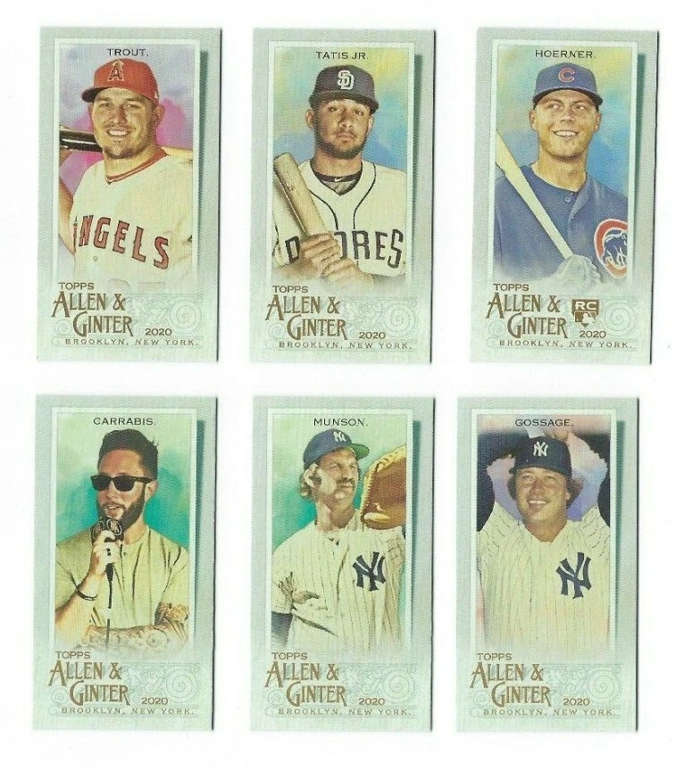 MINI BASE CARDS 2020 Topps Allen & Ginter Complete Your Set You Pick U #1-350 - Image 1 of 1