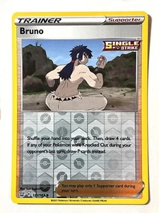 Bruno 121/163 Reverse Holo Uncommon Battle Styles Pokemon Pack Fresh Near Mint - Picture 1 of 4