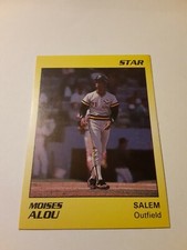 Moises Alou Rookie Card 1989 Star Minor League #93 Salem Buccaneers Pirates