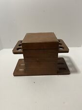 Decatur Industries 6 Pipe Rack Stand Tobacco Box Humidor Aztec
