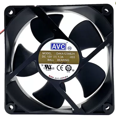 AVC DAKA1238B2H 1.3A 12CM DC12V 12038 Industrial Cooling Fan - Image 1 of 4