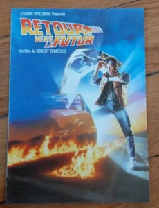 RETOUR VERS LE FUTUR TRES RARE FLYER D'ÉPOQUE PUBLICITÉ - Afbeelding 1 van 3