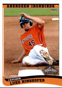 2017 Aberdeen IronBirds Choice 27 Luke Ringhofer Cottage Grove Minnesota MN Card