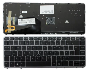 UK Layout Keyboard For HP Elitebook 840 G1 - Picture 1 of 1