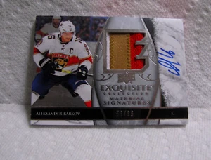2020 UD EXQUISITE Aleksander Barkov Signatures Patch Auto - Bild 1 von 2