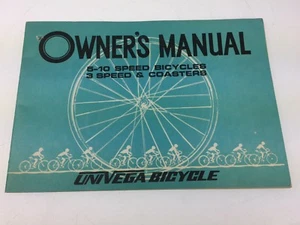 1979 Univega Owners Manual 5-10 Speed 3 Speed Coasters Bike - Picture 1 of 3