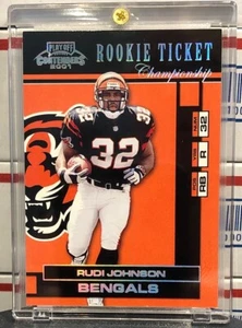 2001 PLAYOFF CONTENDERS RUDI JOHNSON ROOKIE TICKET CHAMPIONSHIP, #173, #52/100 - Picture 1 of 2