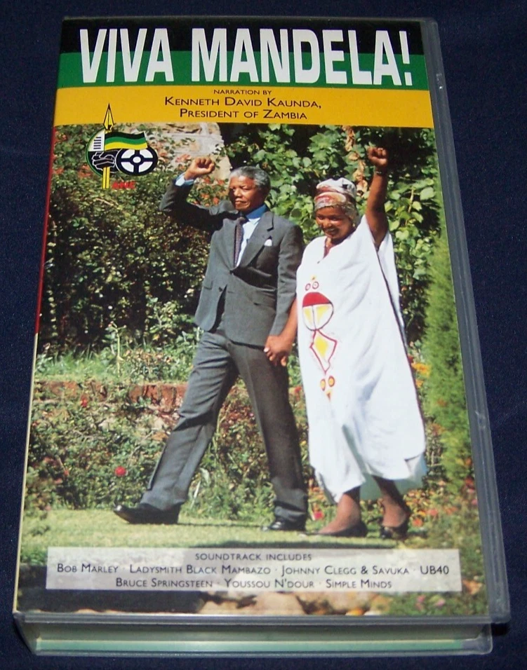 Viva Mandela! NTSC VHS Video Robert Wyatt Bob Marley Bruce Springsteen UB40 MINT - Image 1 of 4
