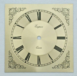7.1/4 inch SQUARE CLOCK DIAL - Picture 1 of 1