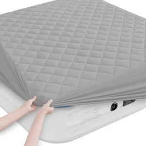 Queen Mattress Pad, Soft Quilted Air Mattress Topper Queen with Extra Deep Po... - Picture 1 of 6