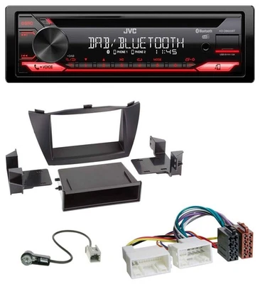 JVC CD DAB USB Bluetooth MP3 Autoradio für Hyundai Tucson (2010-2015) - Bild 1 von 4