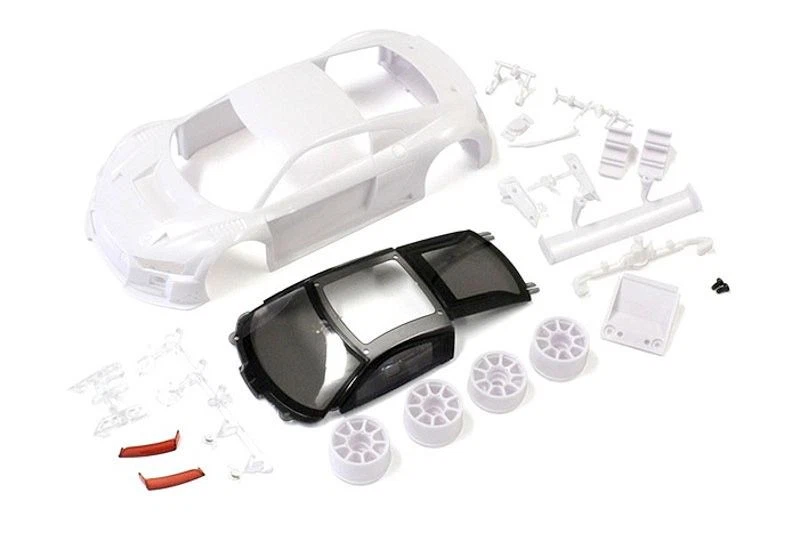 Kyosho MZN189 Audi R8LMS2015/16 White Body Set(w/Wheels) - Image 1 of 1