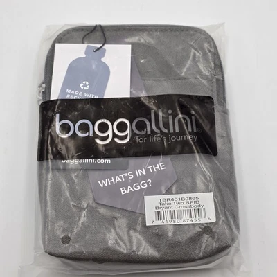 Bandolera Baggallini The New Classic Collection Take Two RFID Bryant plateada Foto 1 de 4