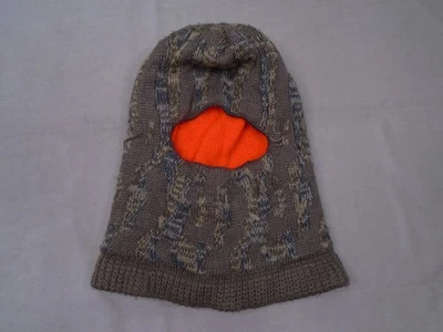 VTG Camo Ski Mask / Balaclava - Reversible - Blaze Orange - Hunting - Beanie - Image 1 of 4
