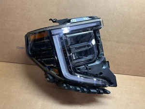 OEM 2023 2024 2025 GMC SIERRA 1500 LED HEADLIGHT AT4 SMOKED TRIM ACCENT RH NICE - Picture 1 of 11