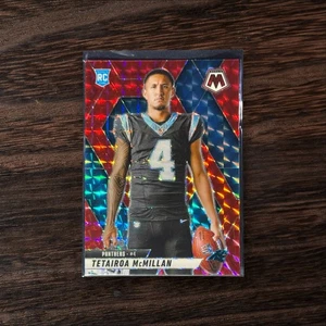 2025 Panini Mosaic Variation Red Prizm Tetairoa McMillan #274 Rookie RC - Picture 1 of 2