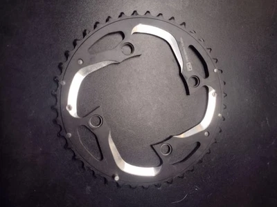 New Take Off Shimano Dynasys Outer 104 BCD Four Arm 42 Tooth Black Deore - Image 1 of 4