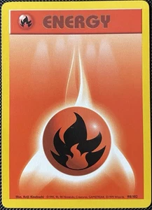 Fire Energy 098/102 Base Set Regular - Carta Pokémon - Imagen 1 de 2