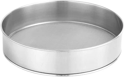 Setaccio per Farina in Acciaio Inox Setaccio per Setaccio a Maglia Fine Da 25 Cm - Immagine 1 di 4