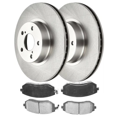 Front Brake Rotors & Ceramic Pads Kit for Saab 9-2X 2005-2006 5 Lug 293mm - Изображение 1 из 4