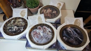 Lord Of The Rings Set of 4 The White Limited Edition Collectors Plates - Picture 1 of 12