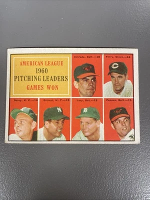 1961  Topps AL 1960 Pitching Leaders Games Won #48 New York Yankees - Image 1 of 2