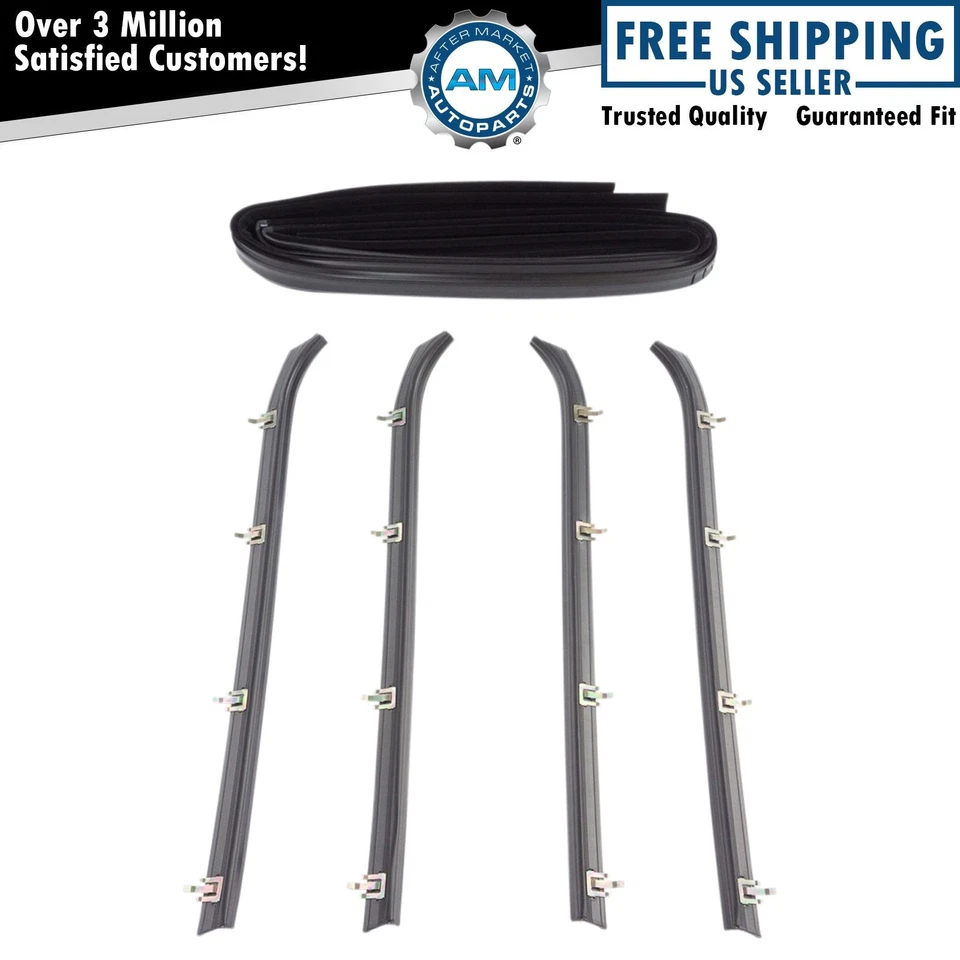 Front Door Weatherstrip Seal Kit Fits Chevrolet GMC - Image 1 of 4