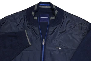 TOMMY BAHAMA SILK COTTON NYLON  JACKET--XL--FULL ZIP--UNWORN!!--PERFECT!!--NWOT! - Picture 1 of 3