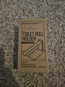 Toilet Paper Holder Self Adhesive Chrome Sus 304 Stainless Steel Silver Roll New - Picture 1 of 7