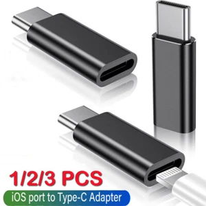 1/2/3Pack Type C USB C Adapter Converter Charging Data Connector For iPhone 16🔥 - Picture 1 of 14