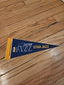 Utah Jazz Mini Pennants, 4" x 9" - Licensed by Rico - Made In USA - Picture 1 of 2