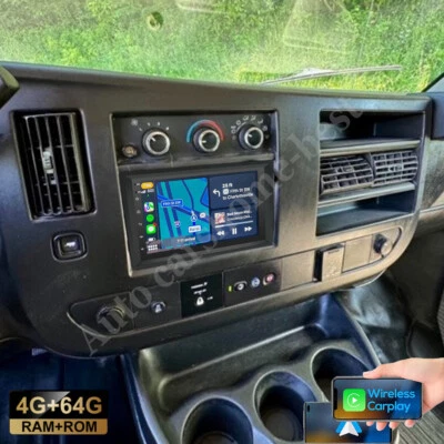 4+64GB For 2008-2019 Chevrolet Express Carplay Android 13 Car Stereo Radio GPS - Image 1 of 4