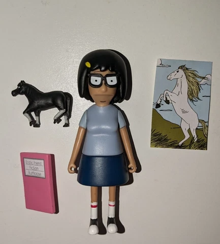 Phatmojo Bob’s Burgers Figure Tina Belcher” Loose no Box complete HTF Rare! Look Cover