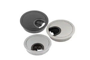 Computer Metal Grommet for Desk Table Cable Tidy Outlet Wire Cover 60 or 80mm - Afbeelding 1 van 18