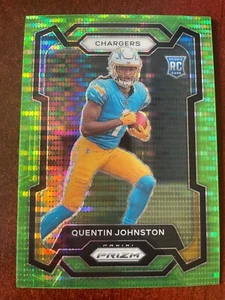 PANINI PRIZM 2023 púlsar verde neón - cargadores Quentin Johnston RC #353 - Imagen 1 de 1